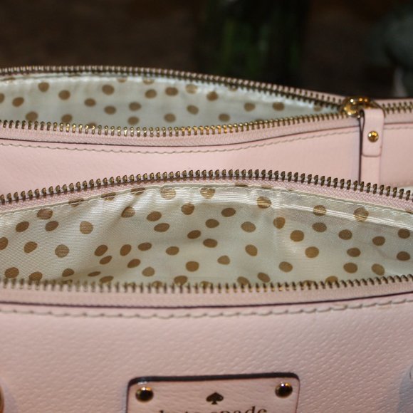 Kate Spade New York large pink leather tote with compartements EUC - Picture 16 of 16